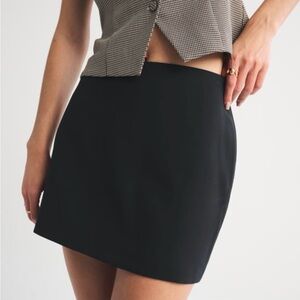 Abercrombie & Fitch Classic Black Scarlett Mini Skort